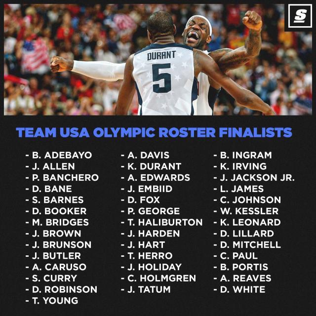 体育预测-NBA巨星瞄准巴黎奥运，詹杜恩库已经锁定席位？